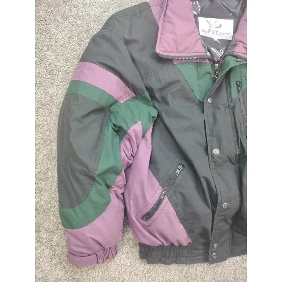 Vintage Triple F.A.T. Goose Down Jacket Men's Large 90s Turbo Sportswear